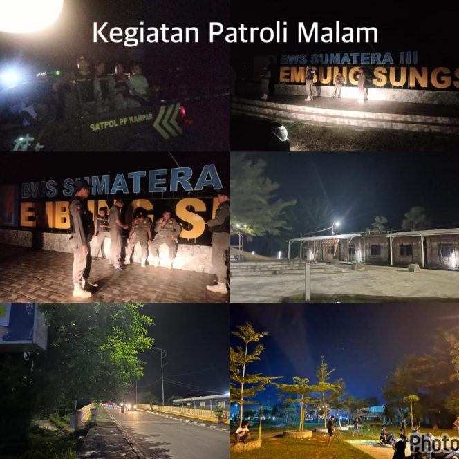 
					Jaga Situasi Kota Bangkinang, Satpol-PP Kampar Rutin Patroli Malam Tegakkan Perda