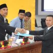 Anggota DPRD Kampar Fraksi Demokrat Rizki Ananda menyampaikan pandangan umum terhadap LKPJ Bupati Kampar Tahun Anggaran 2024