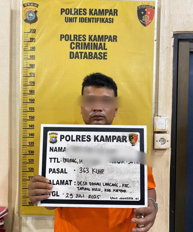 
					Spesialis Curi Mobil Pick Up Antar Kabupaten Diciduk Polres Kampar, Sudah 5 TKP!