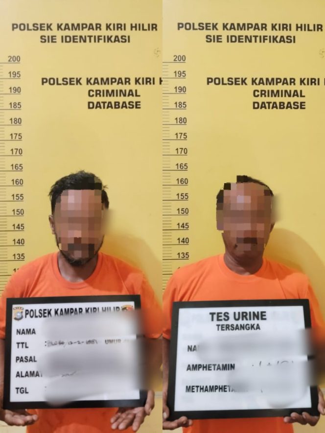 
					Polsek Kampar Kiri Hilir Amankan Dua Penambang Emas Ilegal, Barang Bukti Disita