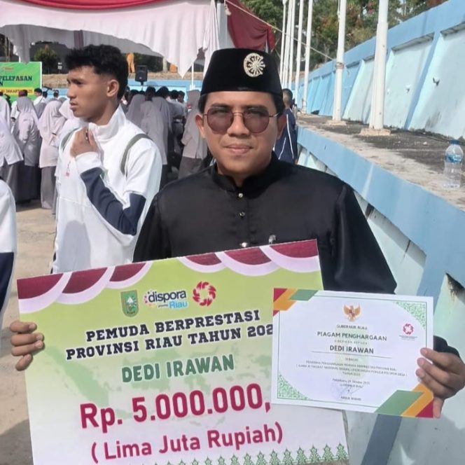 
					Dari Desa ke Panggung Nasional, Kisah Dedi Irawan Pemuda Pelopor Riau