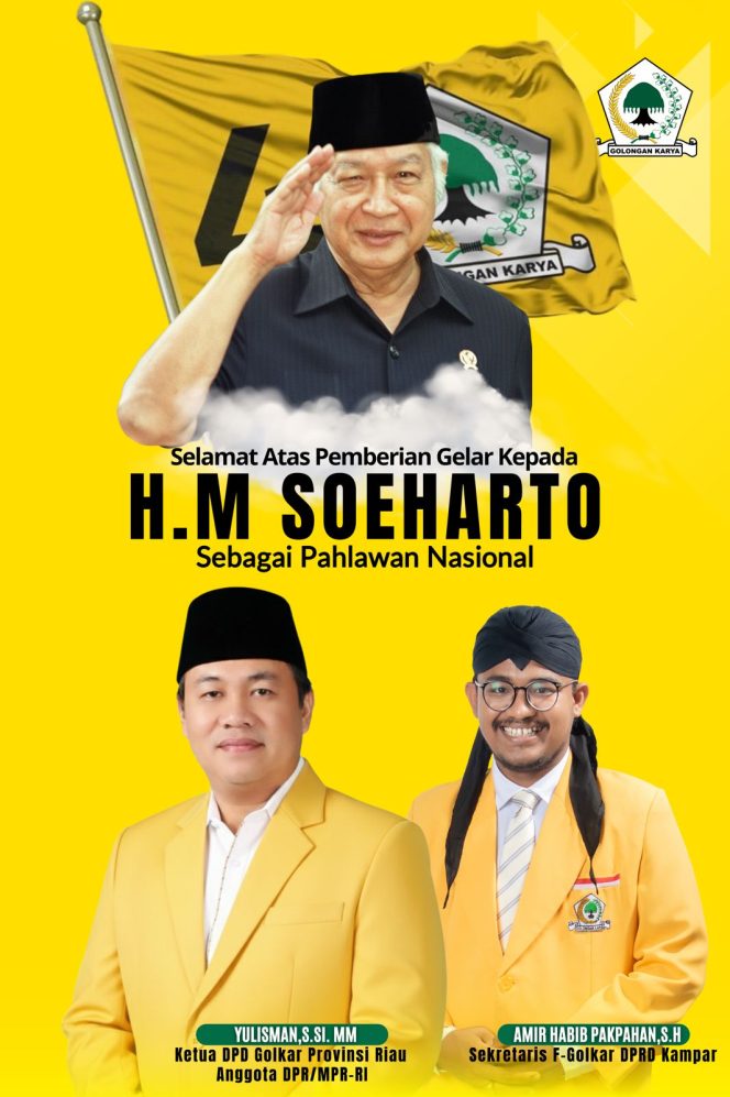 
					Soeharto Ditetapkan sebagai Pahlawan Nasional, Amir: Saya Hidup Berkat Program Soeharto