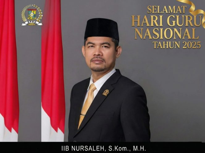 
					Hari Guru, Waka DPRD Kampar Iib Nursaleh: Guru adalah Benteng Terakhir Masa Depan Bangsa