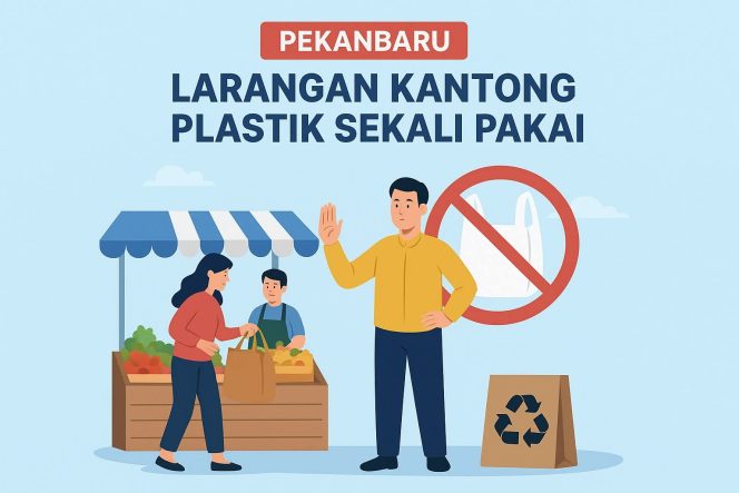 
					Pekanbaru Terapkan Larangan Kantong Plastik Sekali Pakai, DPRD Minta Masyarakat Ubah Kebiasaan