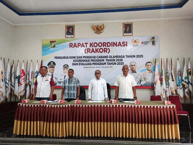 
					Menuju “Kampar Emas”, KONI Kampar Rumuskan Agenda Pembinaan 2026