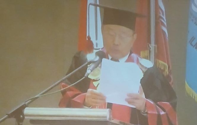 
					Rektor Universitas Pahlawan Tuanku Tambusai Bangkinang Sampaikan Program dan Kerjasama Saat Dies Natalis IX & Wisuda