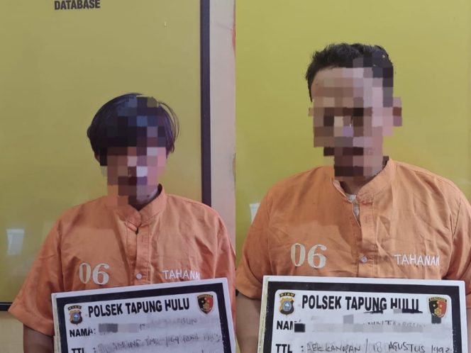
					Polsek Tapung Hulu Tangkap Dua Pelaku Narkoba di Dalam Gubuk