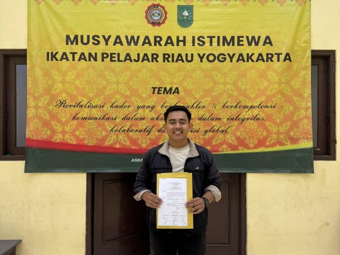 
					M. Rafsan Jzani Terpilih sebagai Ketua Umum IPR-Y Periode 2026