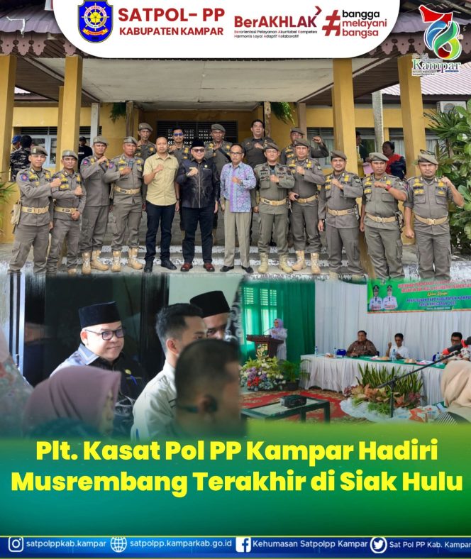 
					Kasatpol PP Kampar Dorong Ketertiban Lingkungan Lewat Musrenbang Kecamatan