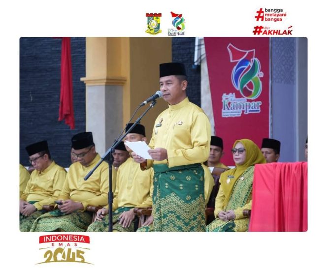 
					76 Tahun Kampar, Bupati Ajak ASN Jaga Persatuan dan Tingkatkan Kinerja