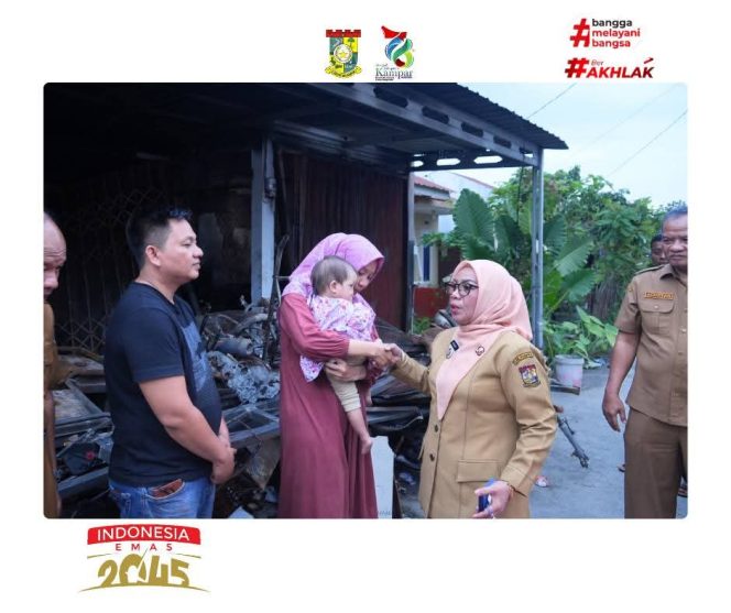 
					Wakil Bupati Kampar Misharti Pimpin Penanganan Awal Kebakaran di Tambang