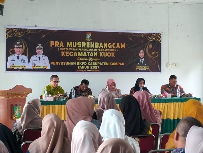
					Disdikpora Kampar Serap Aspirasi Pendidikan dan Olahraga dalam Pra Musrenbangcam Kuok