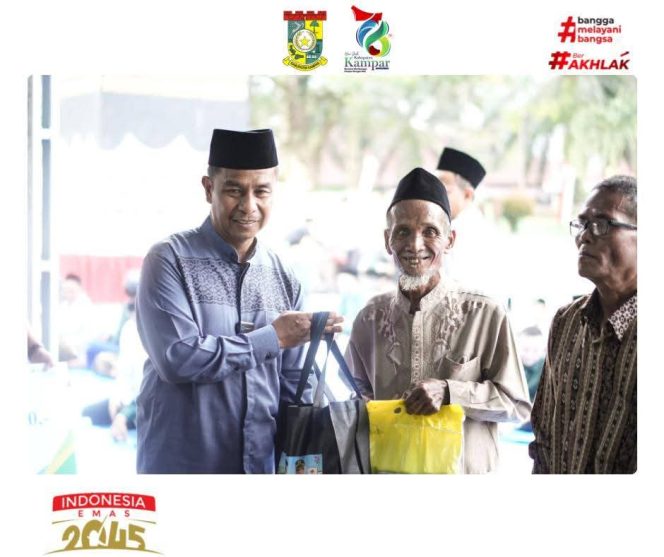 
					Safari Ramadhan di Desa Karya Bakti, Bupati Kampar Perkuat Hubungan Pemerintah dan Masyarakat
