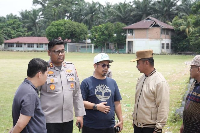 
					Bupati Kampar Cek Akses dan Lokasi Acara Peresmian Jembatan Merah Putih Presisi