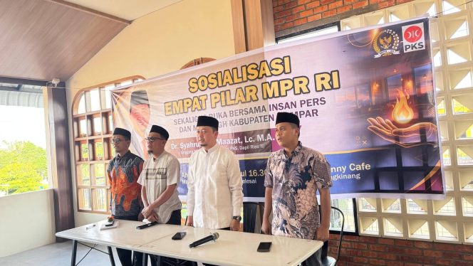 
					Sosialisasi Empat Pilar MPR RI, Syahrul Aidi Gandeng Insan Pers dan Mubaligh Kampar