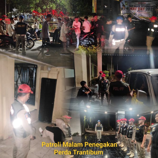 
					Ciptakan Kondisi Kondusif, Satpol PP Kampar Rutin Gelar Patroli Malam