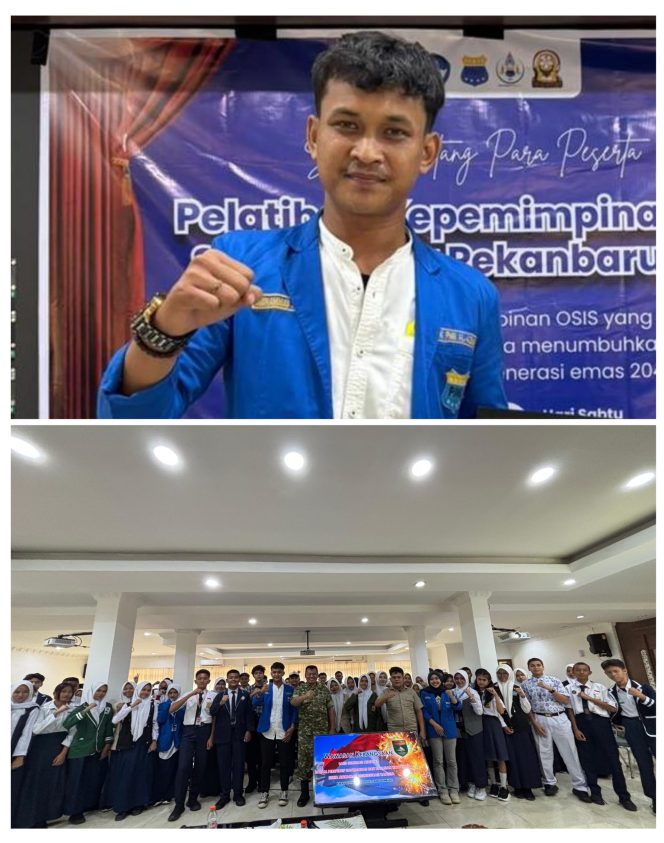 
					PC PMII Kota Pekanbaru Gelar Pelatihan Kepemimpinan Bagi Pengurus OSIS Tingkat SMP Negeri/Swasta, Ini Bentuk Kehadiran Mahasiswa