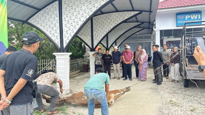 
					Wabup Misharti dan PWI Kampar Perkuat Solidaritas Lewat Qurban Idul Adha 1447 H