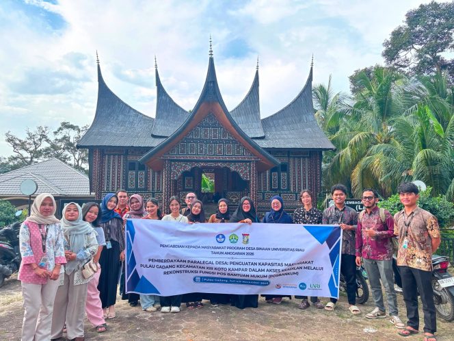 
					KKN Universitas Riau Sukses Gelar Pelatihan Paralegal dan Sosialisasi Posbankum, Dorong Terwujudnya Desa Sadar Hukum di Pulau Gadang