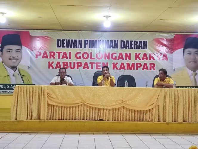 
					Golkar Kampar Gelar Rapat Pleno, Bahas Sejumlah Agenda Organisasi