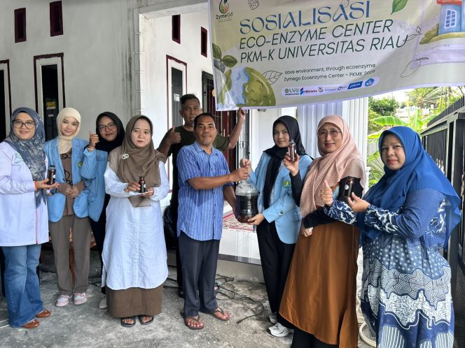 
					Mahasiswa UNRI Hadirkan ZymeGo, Eco-Enzyme Ramah Lingkungan yang Terhubung dengan Aplikasi Pengelolaan Limbah Zymego Application
